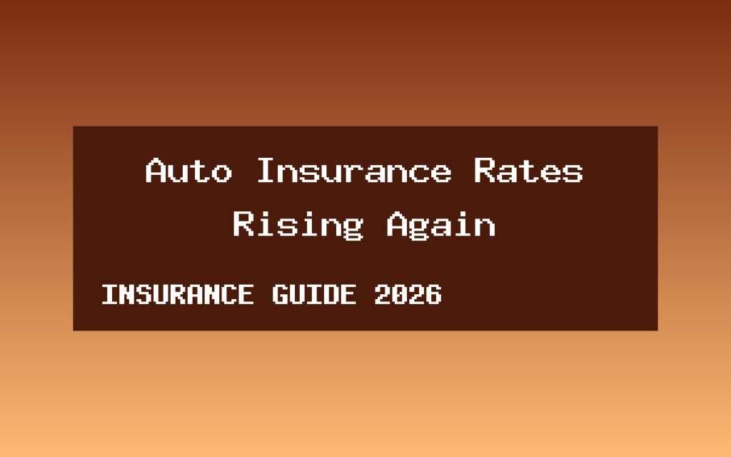 Auto Insurance Rates Rising Again - complete 2026 guide