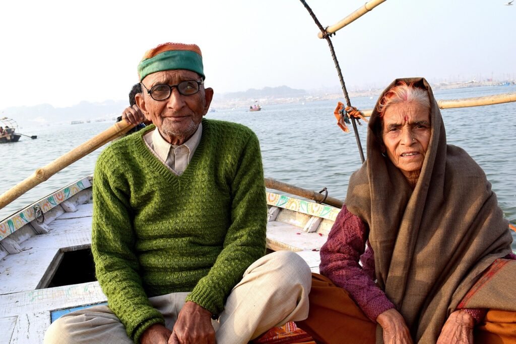 Long Term Care Insurance Cost - elderly couple reviewing retirement financial documents