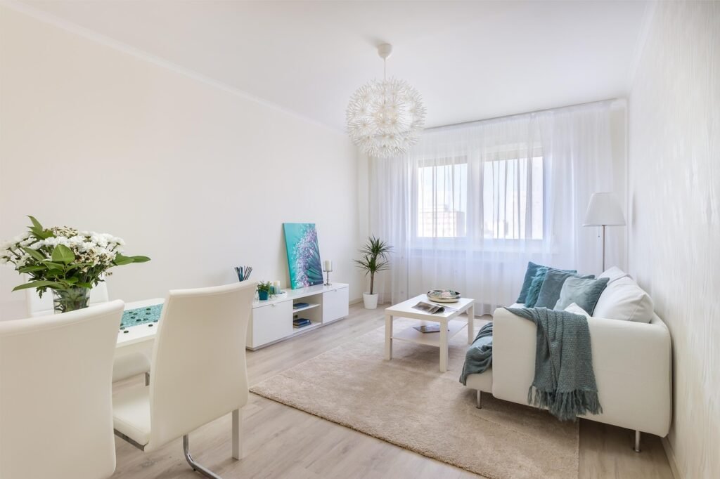 Renters Insurance Cost in Major Cities - apartment living room moving boxes