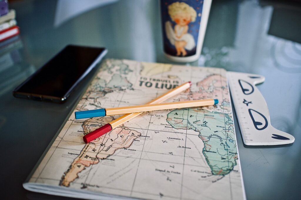 Travel Insurance for Cruise - couple planning vacation trip