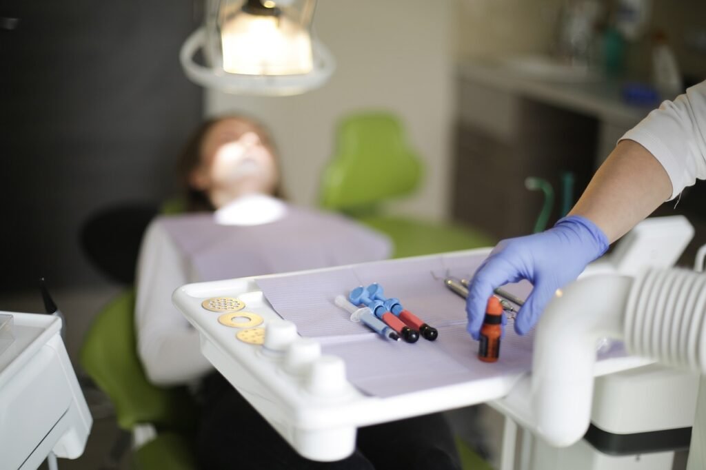 Vision Insurance Plans - dentist with patient smiling